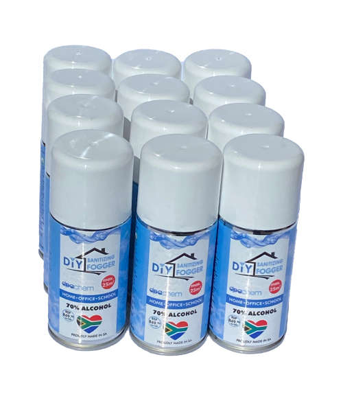 Sanitising Fogger, Value pack - 12 X 120ml Foggers