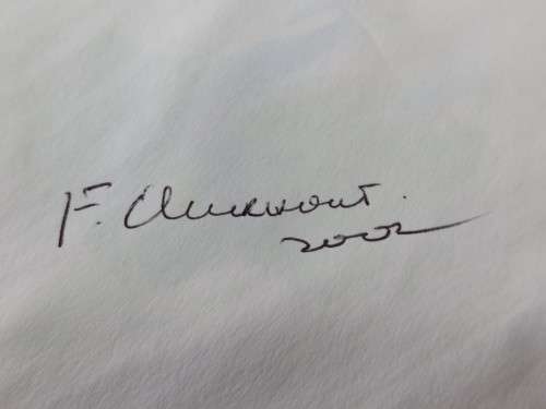 Frans Claerhout - Donkey - Mixed media on paper 42cm x 30cm with COA