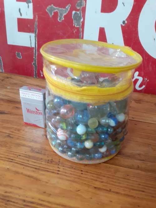 Massive Bag of Vintage Marbles