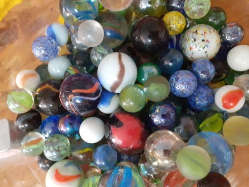 Massive Bag of Vintage Marbles