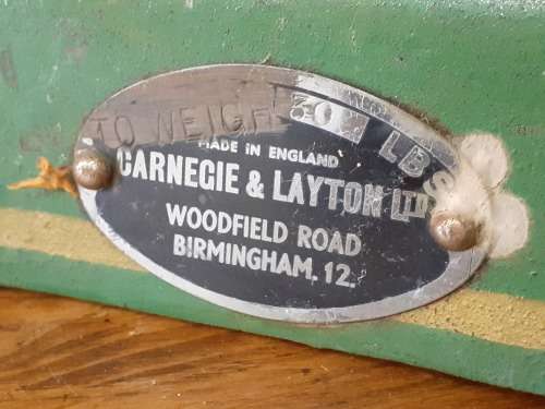 Vintage Carnegie and Layton Scale with weights