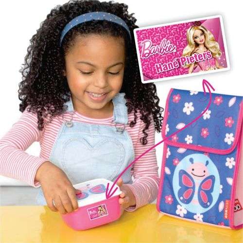 100 Custom Barbie Labels For School! Valued at R350!!!