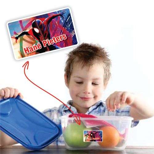 100 Custom Spiderman Labels For School!