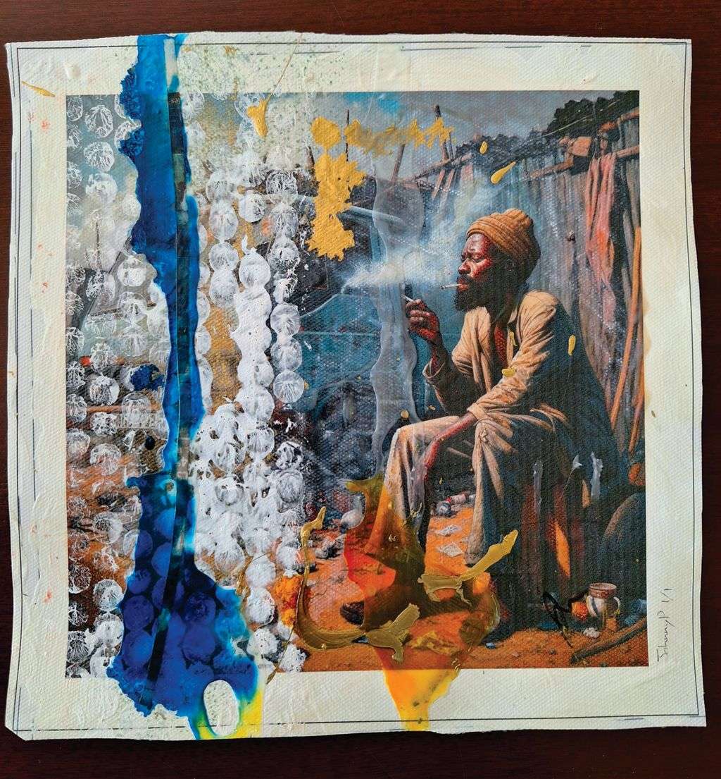 Mixed Media on artist canvas