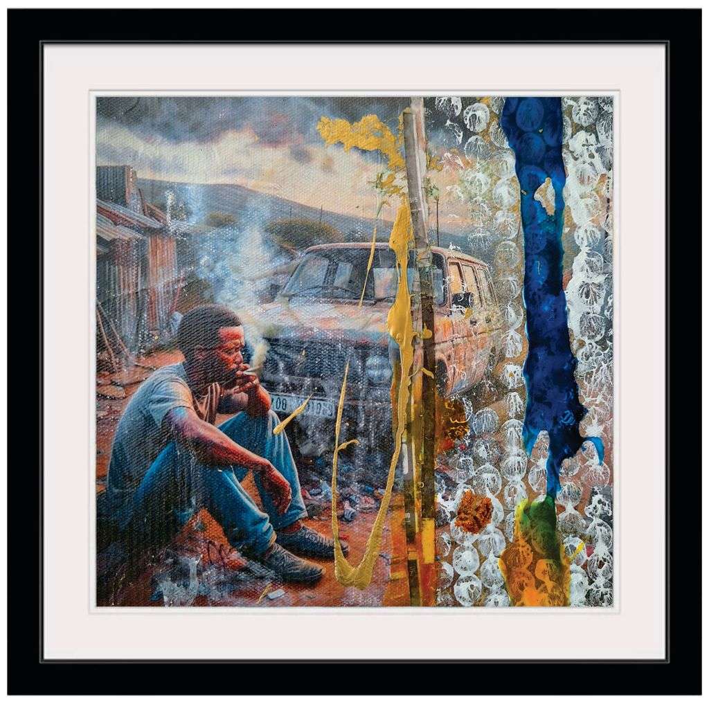 Mixed Media on artist canvas