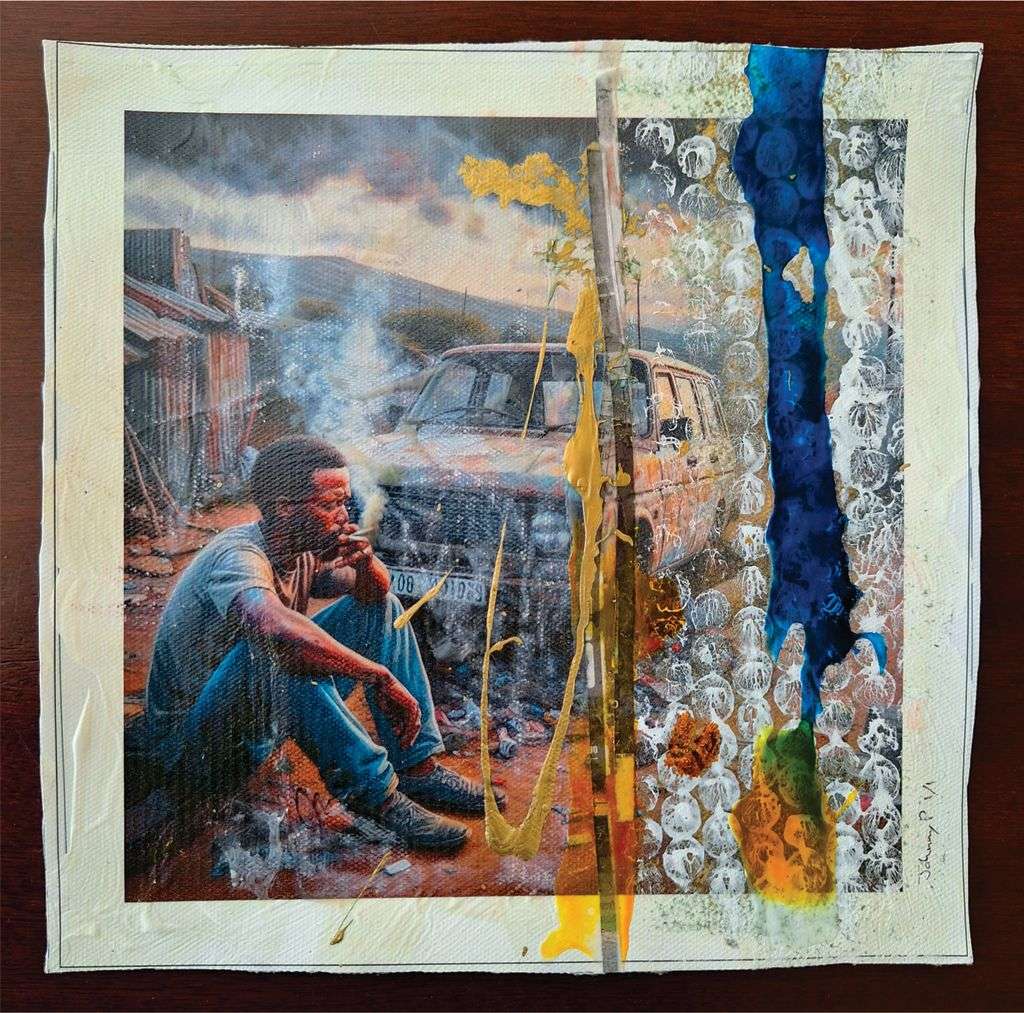 Mixed Media on artist canvas