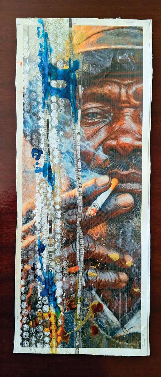 Mixed Media on artist canvas