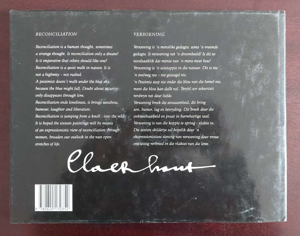 Frans Claerhout - RECONCILIATION / VERSOENING - Signed copy with sketch.