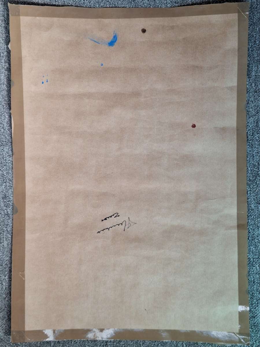 Frans Claerhout - Figure with flowers - 59 x 42