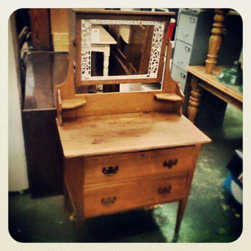 Beautiful Antique Wooden Dresser