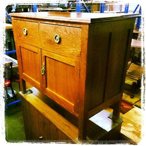 Stunning Vintage Wooden Cabinet