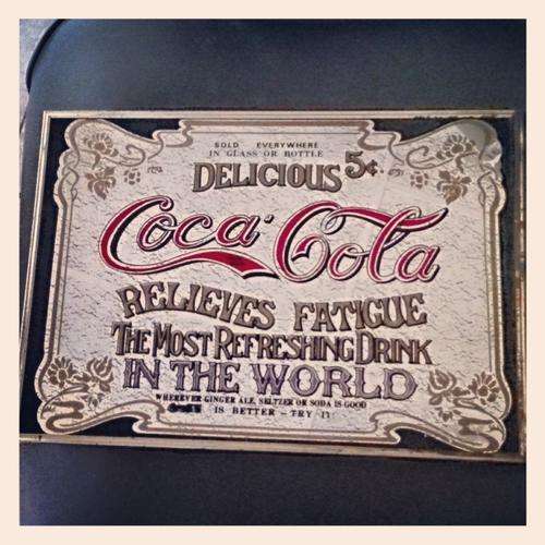 100% Original Coca Cola Mirror! Highly Collectable!!!