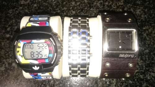 Used lot of watches (Adidas, Billabong, Samurai)