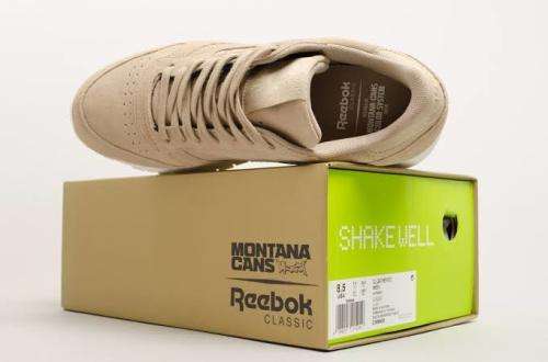 ***REEBOK CLASSIC LEATHER*** (UK 9)Limited Montana Cans Edition