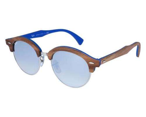 ***Ray Ban** CLUB ROUND WOOD RB 4246-M