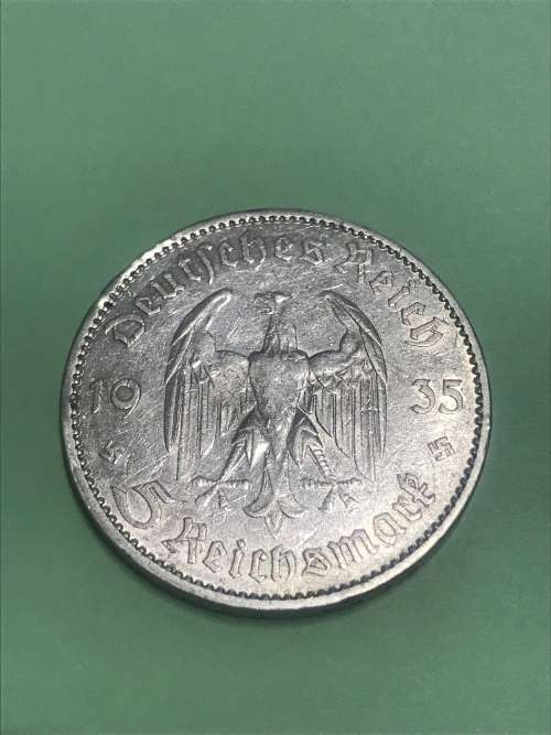 5 Reichs Mark 1935