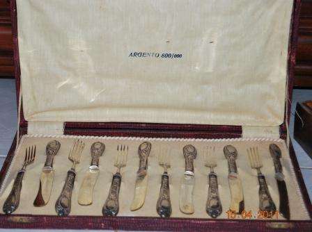 ARGENTO 800 /000 FULL CAKE SET - VINTAGE