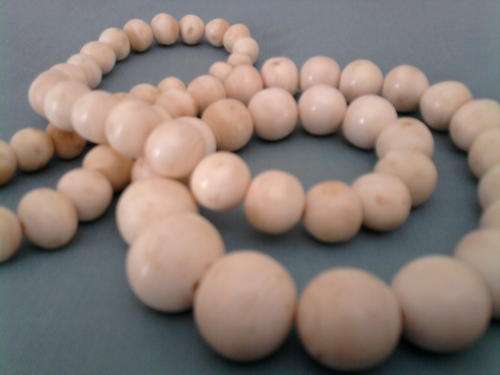 Ivory beads 70cm long