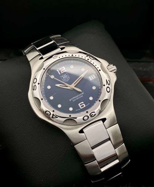 Tag Heuer Kirium blue dial mens watch