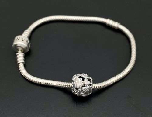 Original PANDORA Moments Silver Bracelet with Charm