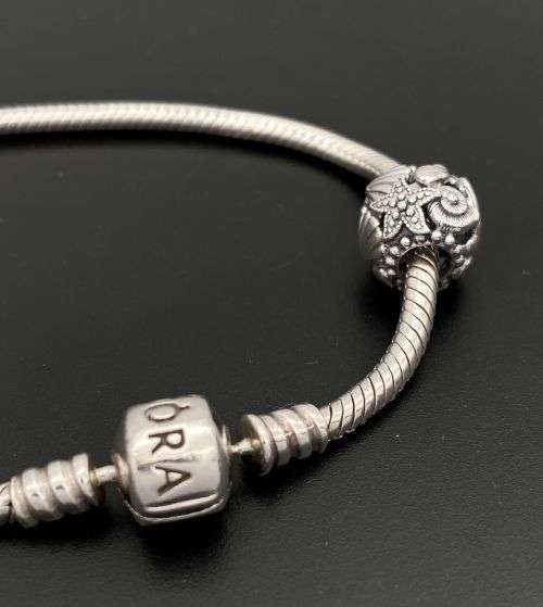 Original PANDORA Moments Silver Bracelet with Charm