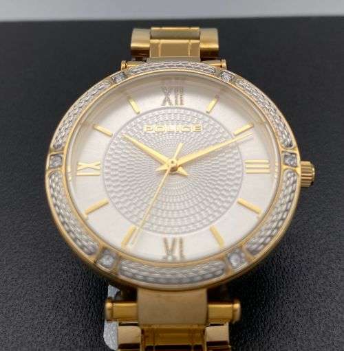 Brand new unworn Police Ladies Chiba Gold toned Watch