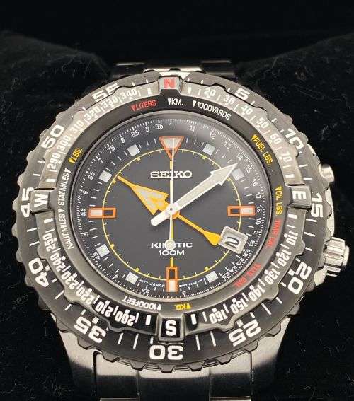 Seiko Kinetic Compass Mens watch