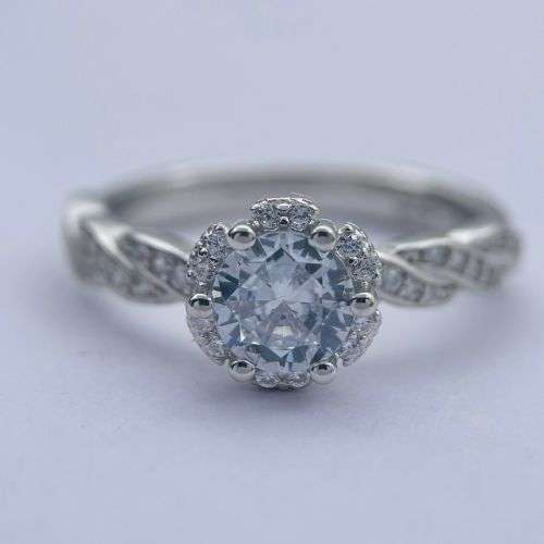 Sterling Silver Luxury Cubic Eternity Ring