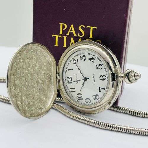 FARAH Vintage Pocketwatch & chain - NON-RUNNER