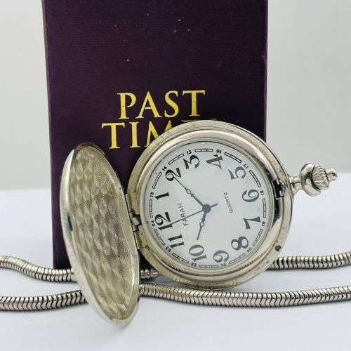FARAH Vintage Pocketwatch & chain - NON-RUNNER