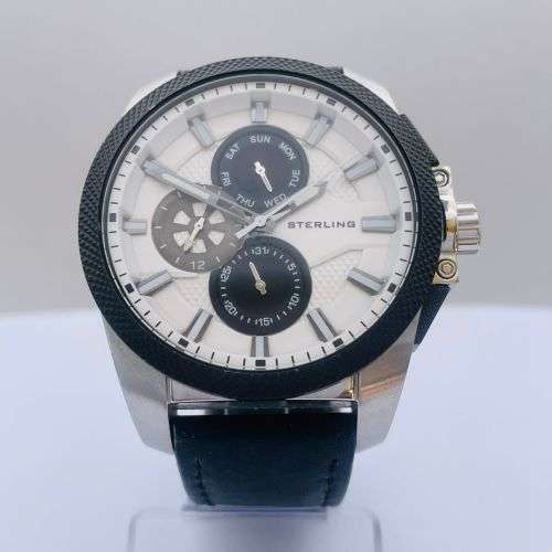 STERLING Mens Panda Chronograph Watch