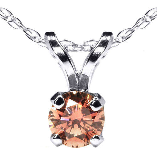 Beautiful 1/5 Carat Pink Diamond & White Gold Pendant   ** Starting R1 - no reserve ** !!!