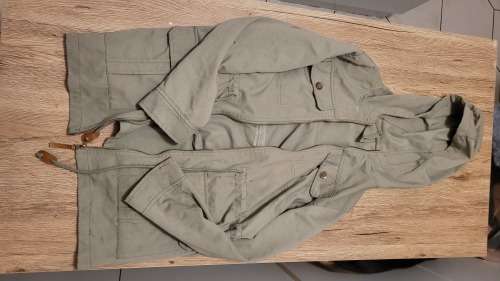 Green perka jacket Xl