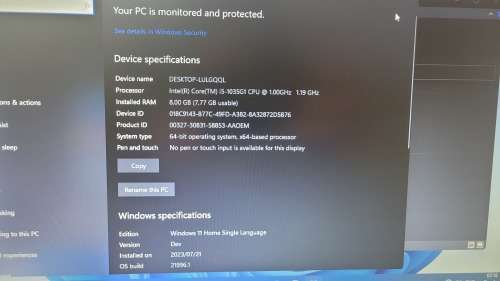 Dell Inspiron 3593 i5 10th gen with Box Free Backpack