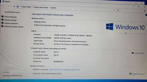 Dell latitude E5520 Core i7 + Docking station