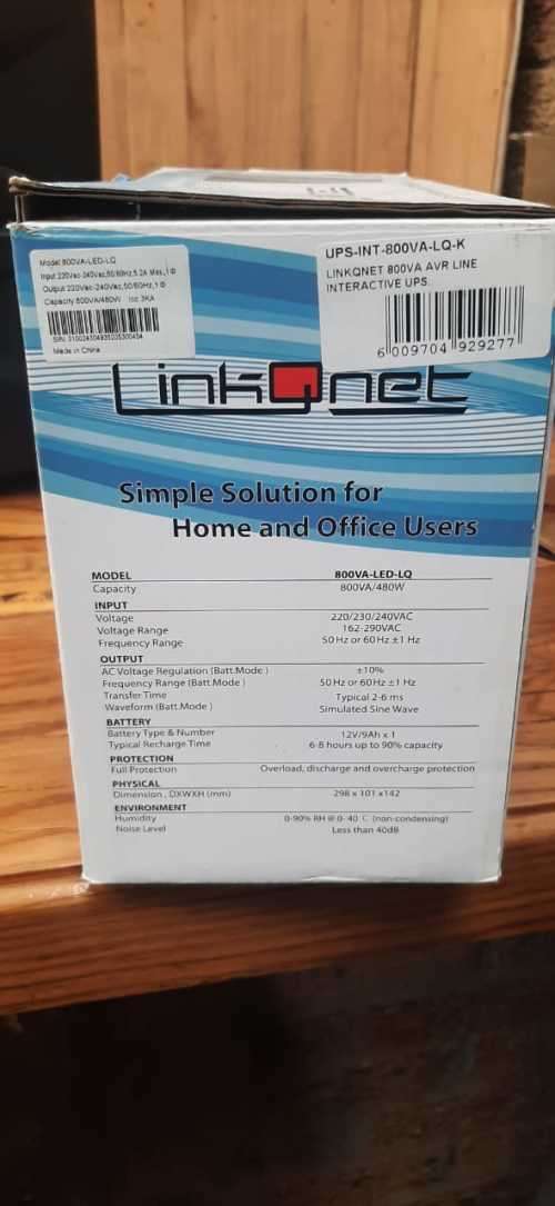 LinkQnet 800va UPS