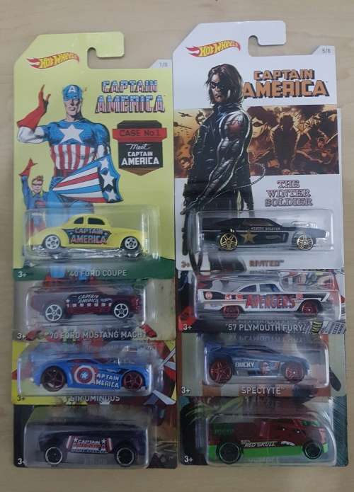 Hot Wheels - Captain America Set