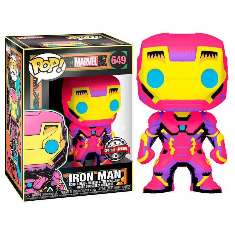FUNKO POP! Marvel - Iron Man Blacklight SE