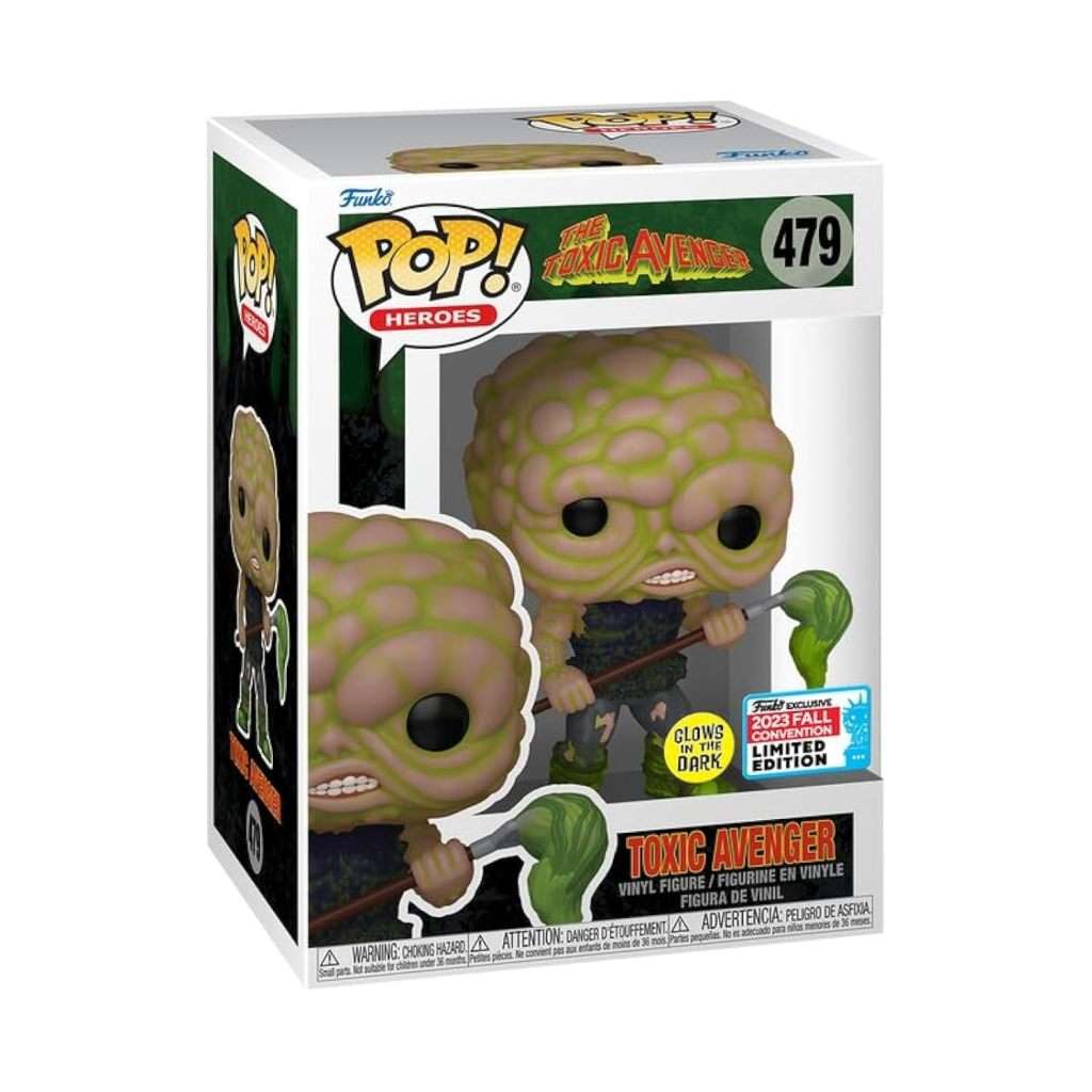 FUNKO POP! Heroes - The Toxic Avenger Glow in the Dark 2023 Fall Convention Excl