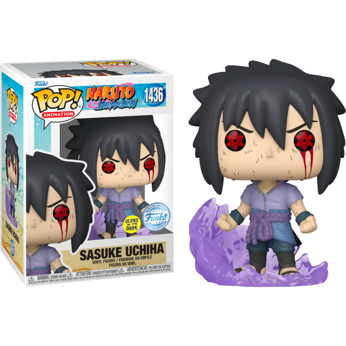 FUNKO POP! - Animation - Naruto - Sasuke Uchiha Glow in the Dark Excl