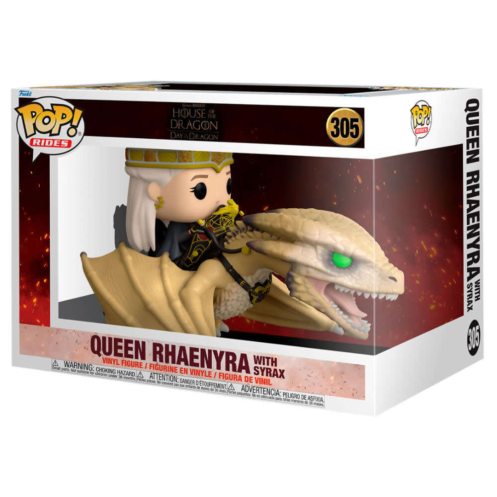 FUNKO POP! Television - House of the Dragon - Queen Rhaenyra with Syrax ride