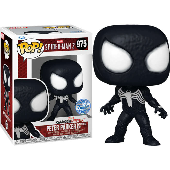 FUNKO POP! Games - Spiderman 2 - Peter Parker Symbiote Suit Excl
