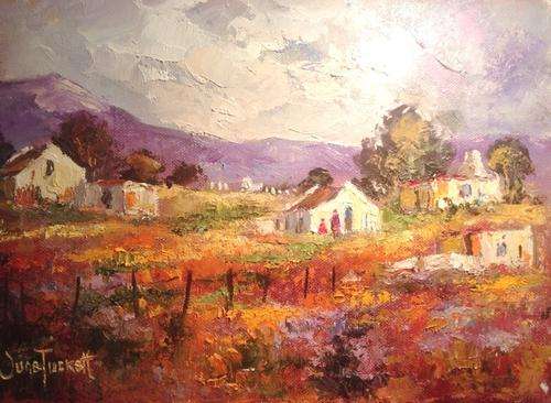 Spring in the Cape - "In bloom" **JUNE TUCKETT** 25 x 35cm