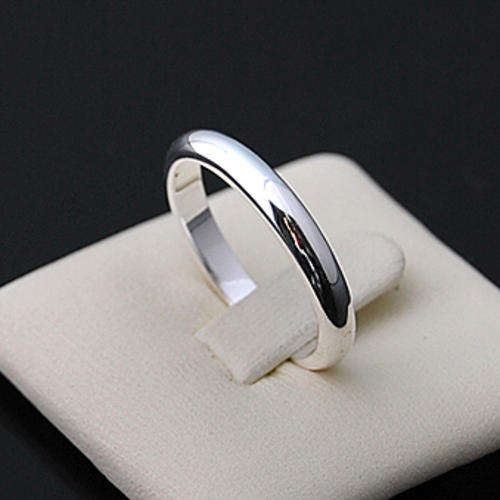 925 STERLING SILVER 3 MM  Wedding Band Ring