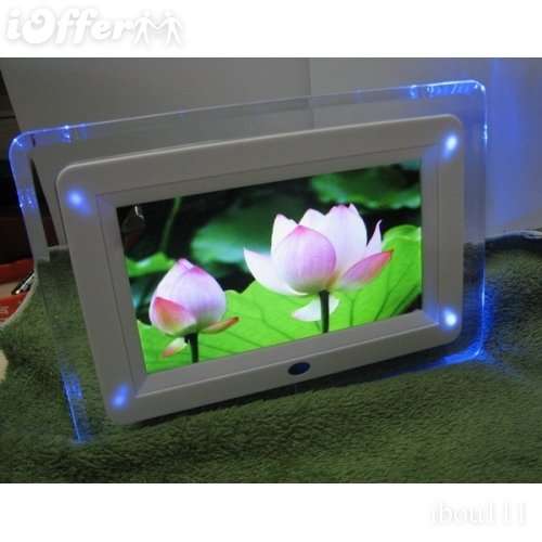 7 INCH DIGITAL PICTURE FRAME / MULTI FUNCTION / JPEG,MP3, Speakers - REMOTE CONTROL