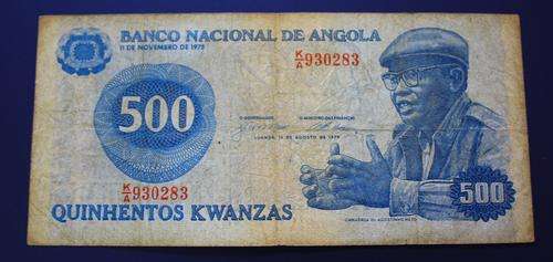 500 Kwanzas From Angola