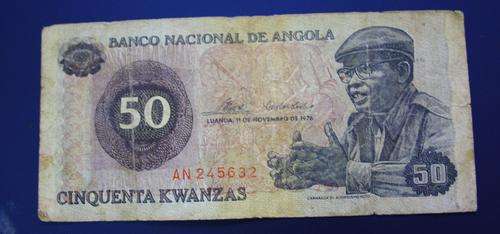 50 Kwanzas From Angola
