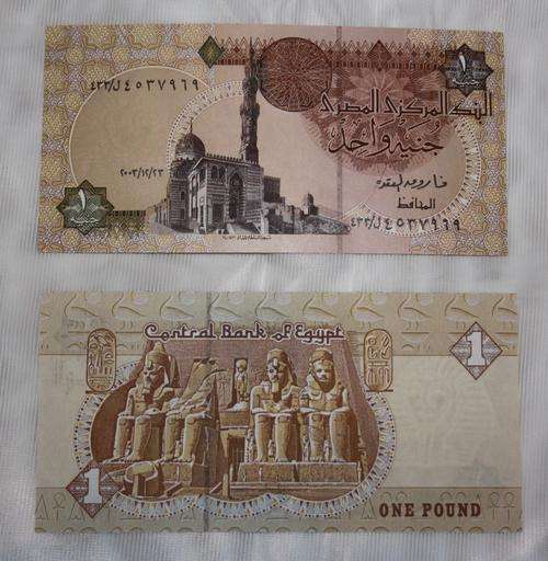 1 Pound From Egypt UNC