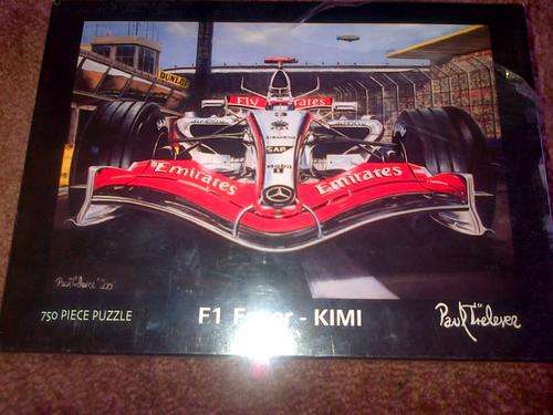 F1 FEVER!!!!!!!!    Kimi - 750 piece puzzle