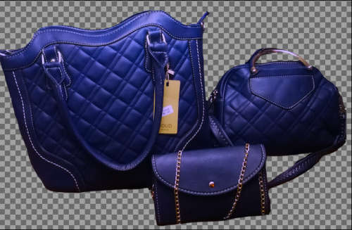 BRAND NEW LADIES PU LEATHER HANDBAG SET -  3 PIECE
